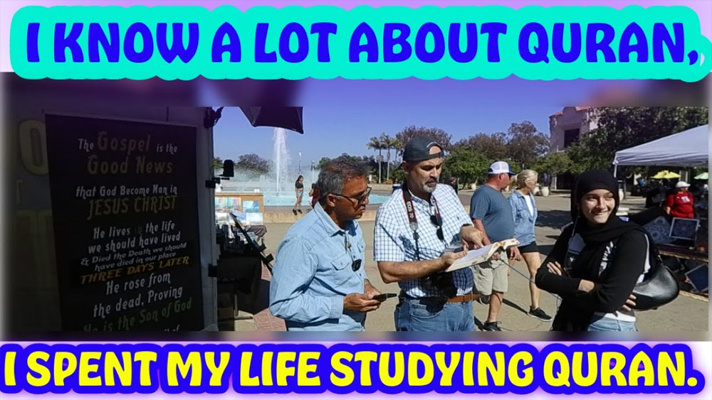 I know a lot about the Quran, I spent my life studying the Quran./BALBOA PARK